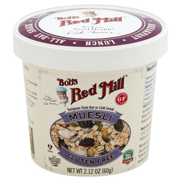 slide 1 of 3, Bob's Red Mill Muesli Cup Gluten Free, 2.12 oz