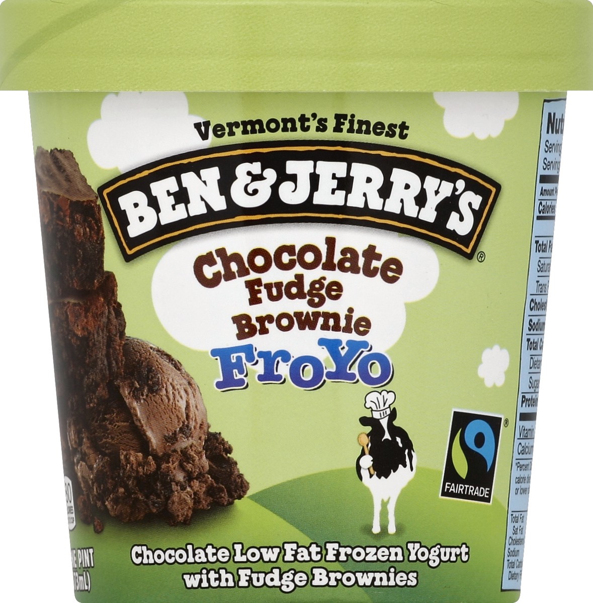 slide 3 of 3, Ben & Jerry's Frozen Yogurt 1 pt, 1 pint