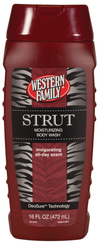 slide 1 of 1, Western Family Men S Strut Body Wash, 1 ct