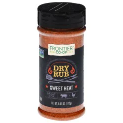 Frontier Natural Products Co-Op Frontier Co-Op Dry Rub, Sweet Heat - 6.07 oz