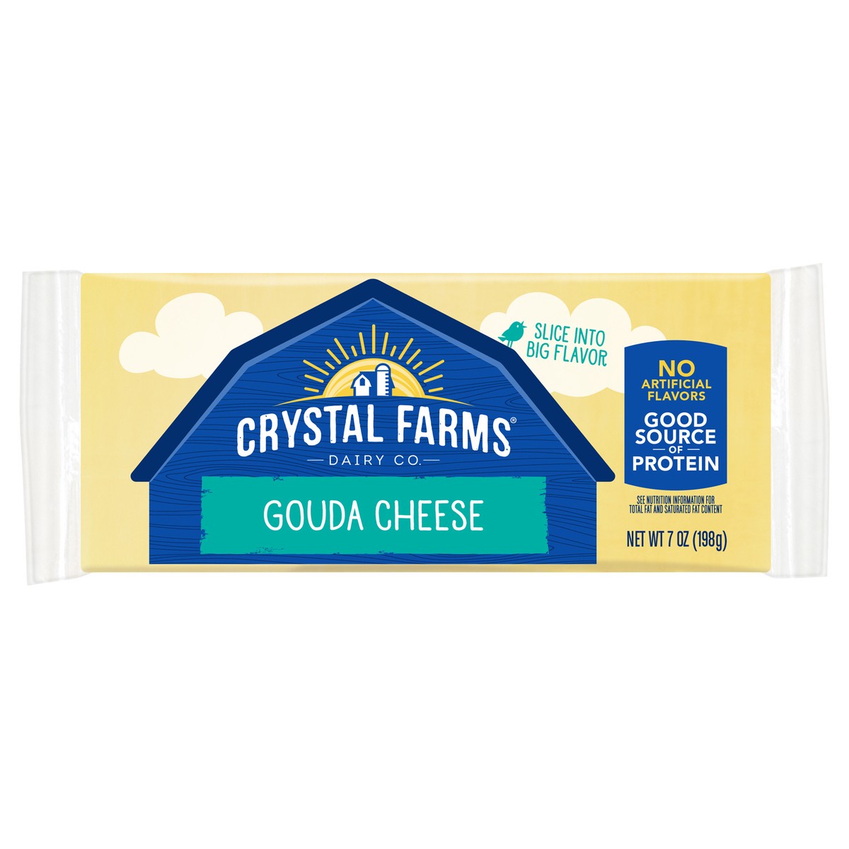 slide 1 of 1, Crystal Farms Gouda Cheese, 7 oz