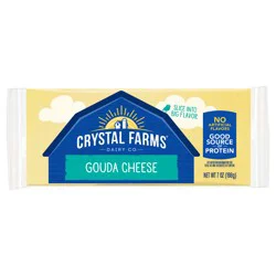 Crystal Farms Gouda Cheese Block, 7 oz