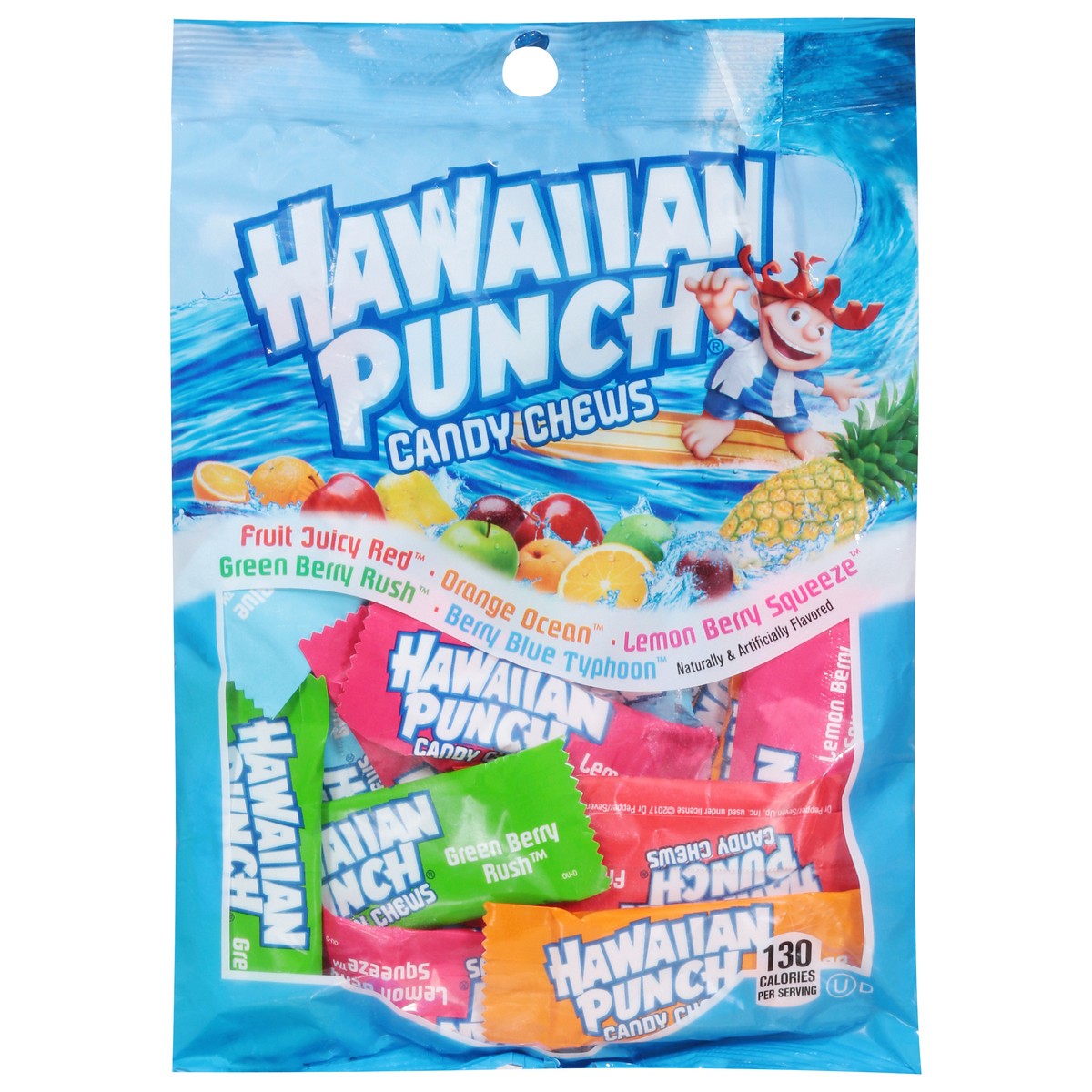 slide 1 of 9, Hawaiian Punch Assorted Candy Chews 7 oz, 7 oz