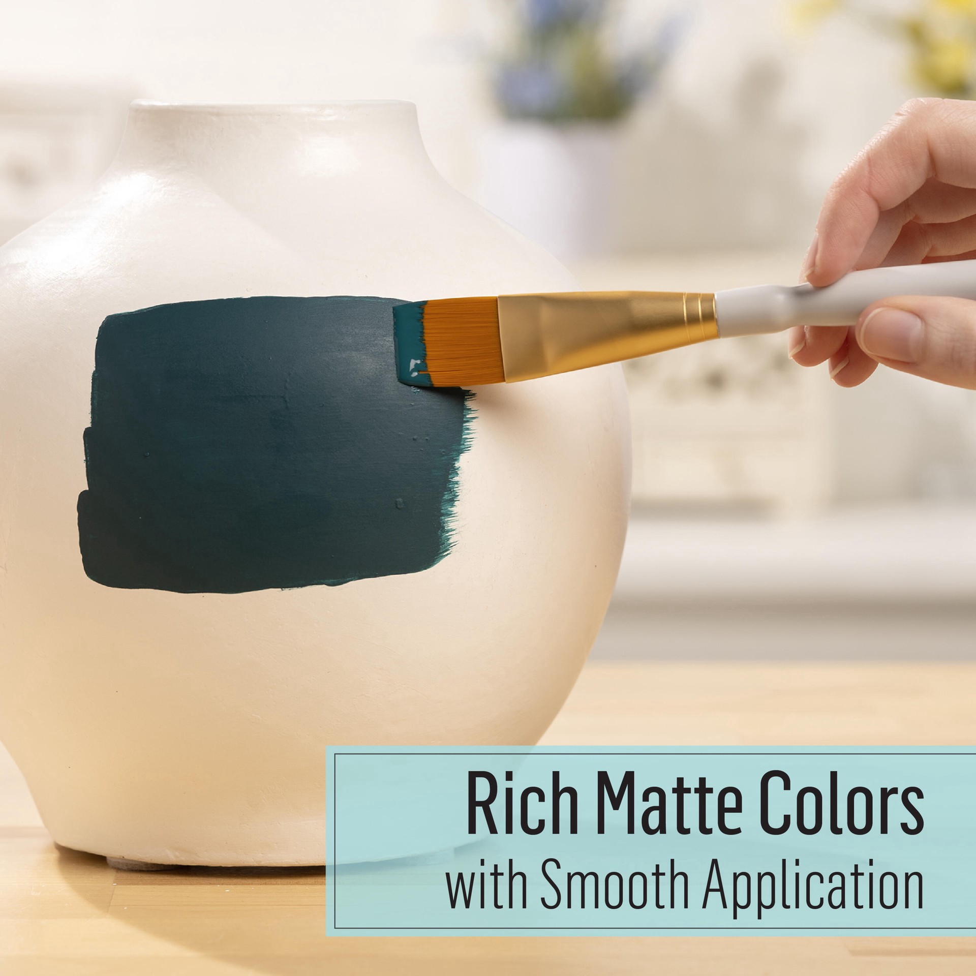 slide 3 of 10, Folkart Flat Acrylic Paint, 2 fl oz