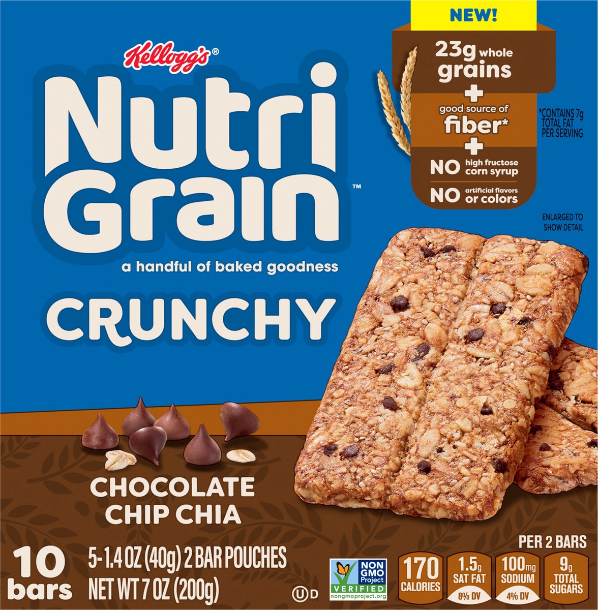 slide 2 of 13, "nutrigrain Crnchy Choc Chp", 10 inpk in