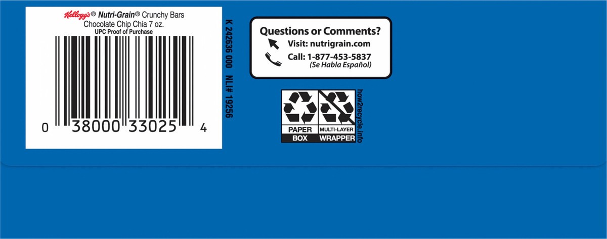 slide 4 of 13, "nutrigrain Crnchy Choc Chp", 10 inpk in