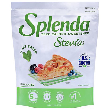 slide 1 of 1, Splenda Stevia Sweetener Granulated - 9.7 Oz - 9.7 OZ, 9.7 oz