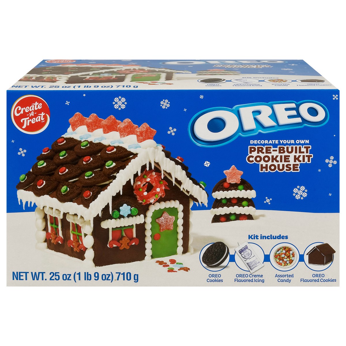 slide 1 of 1, Create A Treat Oreo Pre-Built Cookie Kit House 1 ea, 1 ct