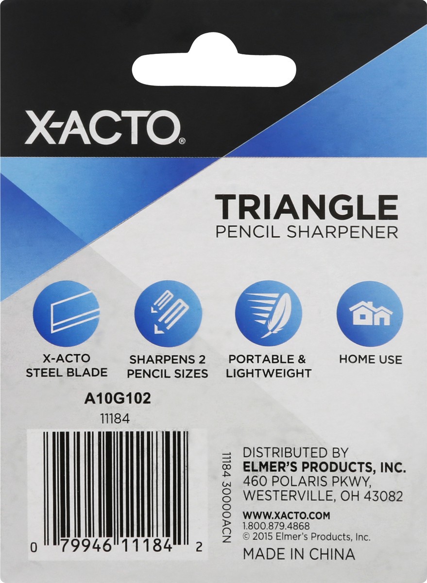 slide 8 of 9, X-ACTO Triangle Pencil Sharpener 1 ea, 1 ct