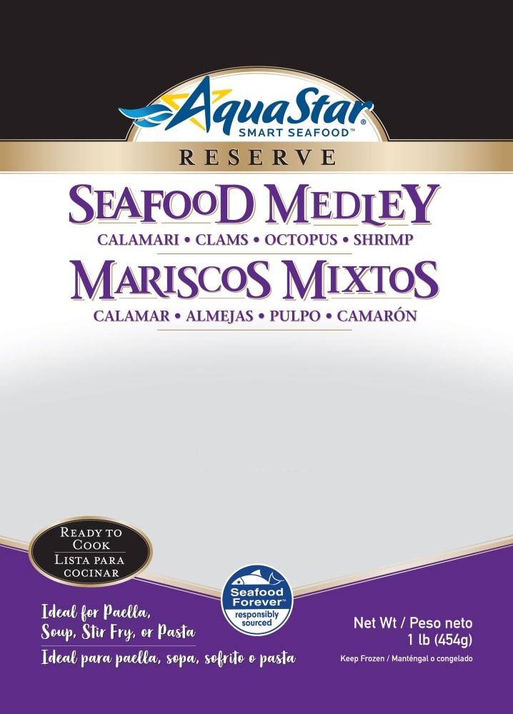 slide 1 of 1, Aqua Star Frozen Seafood Mix, 1 lb