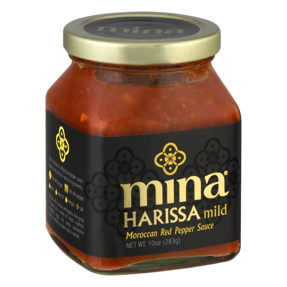 slide 4 of 13, Mina Mild Moroccan Red Pepper Sauce 10 oz, 10 oz