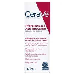 (Lmtd Qty) Cerave Hydrocortisone Anti-Itch Cream