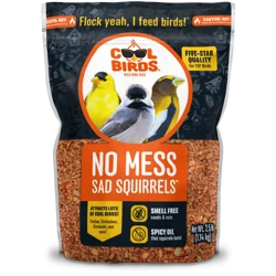 Cool Birds No Mess Sad Squirrels Wild Bird Seed, 2.5 lb