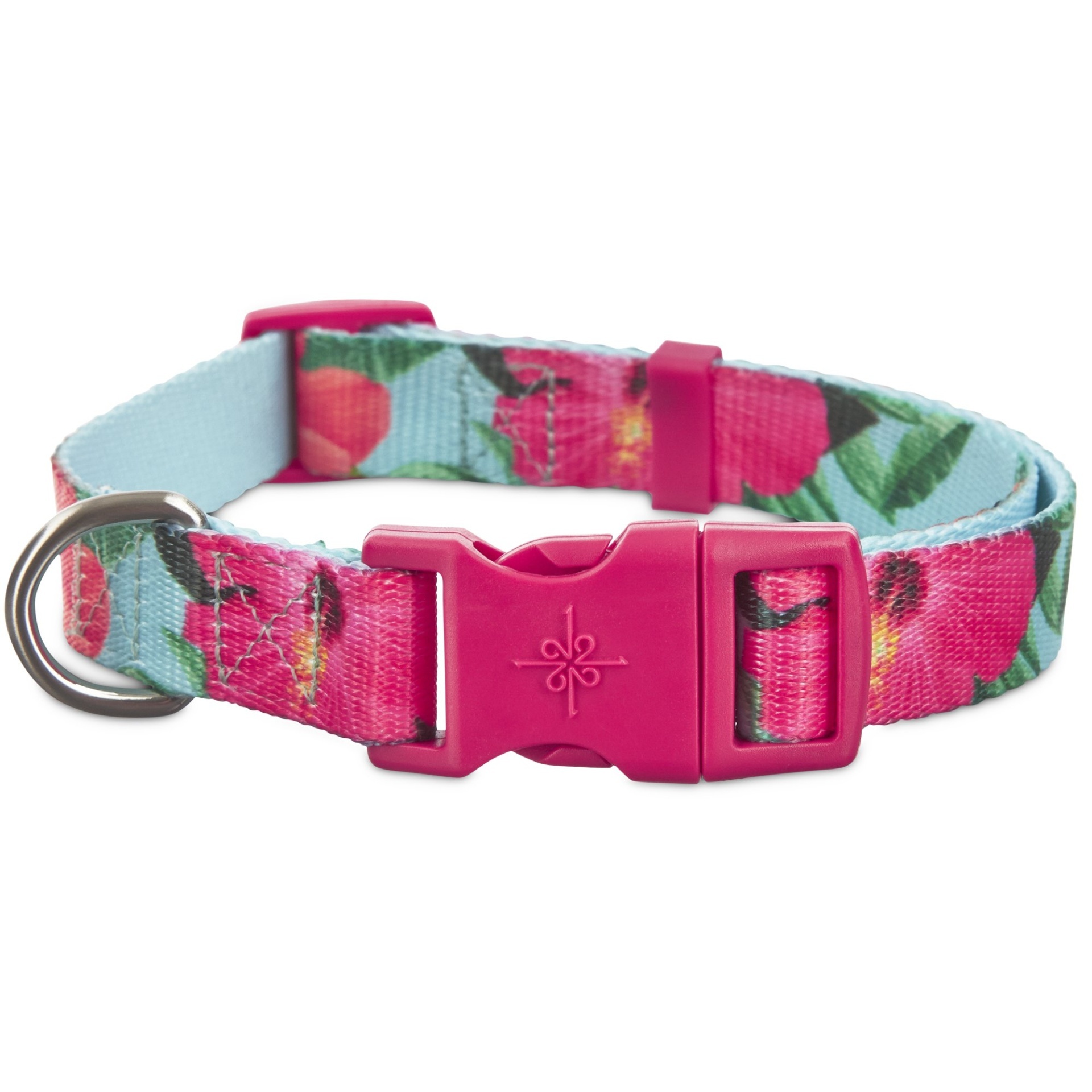 slide 1 of 1, Good2Go Hibiscus Dog Collar, M