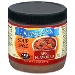L.B. Jamison's Beef Flavored Soup Base 14 oz
