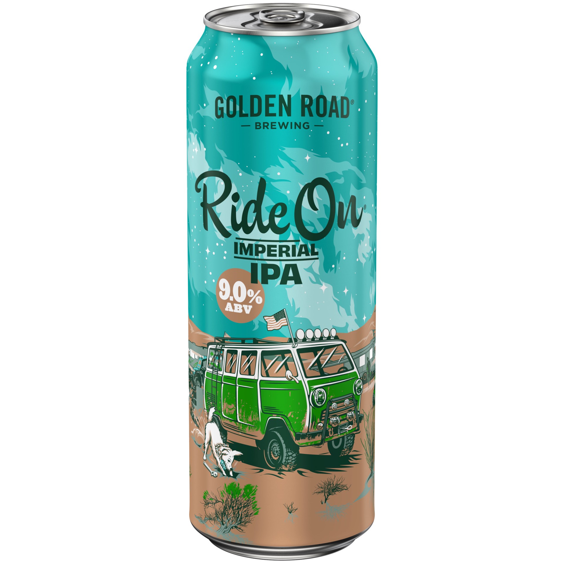 slide 1 of 2, Golden Road Ride On Imperial IPA Craft Beer 19.2 fl oz Single Can, 19 oz