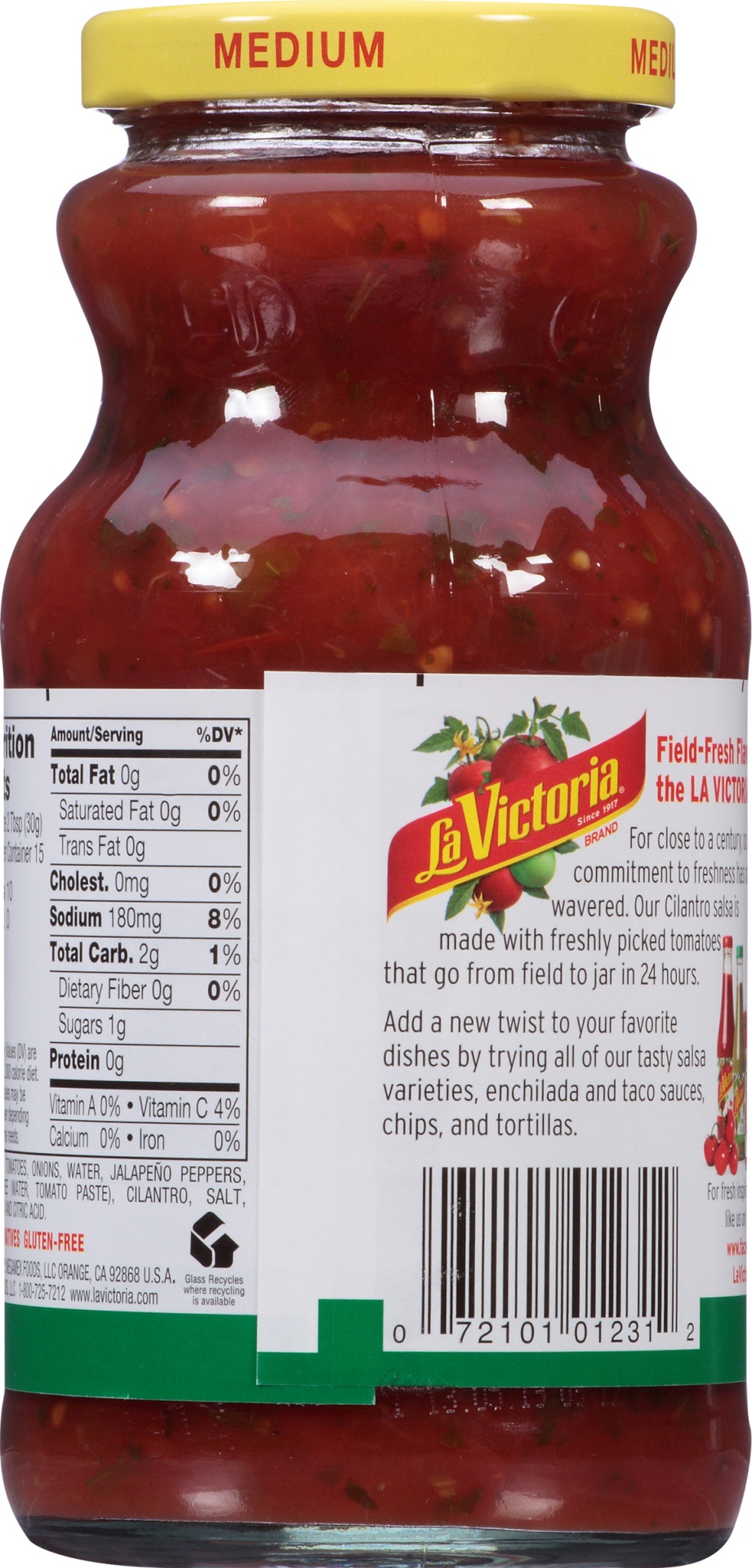 slide 4 of 6, La Victoria Medium Cilantro Salsa, 16 oz