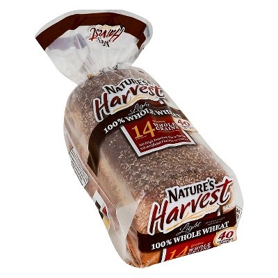 slide 1 of 1, Arnold Natures Harvest 100% Whole Wheat, 18 oz