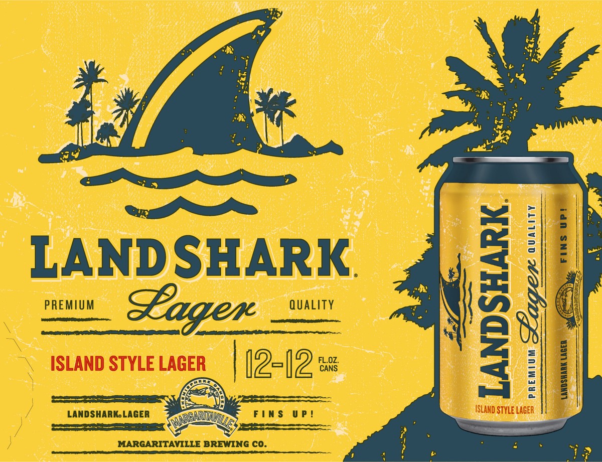 slide 8 of 8, Land Shark Island Style Lager 12 Pack Beer 12 ea, 12 ct