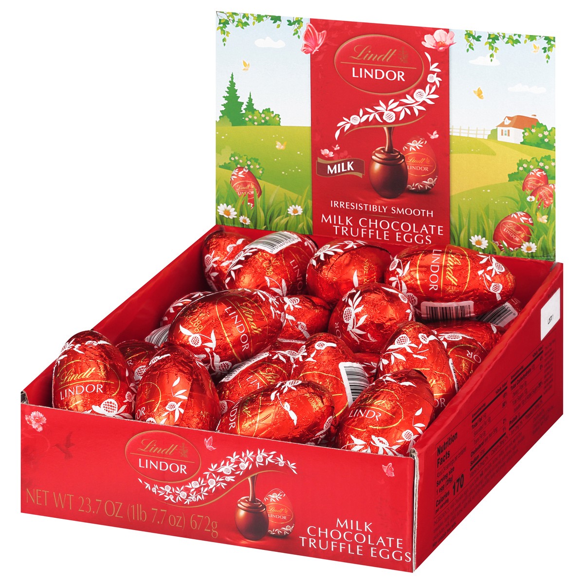 slide 5 of 10, Lindt Lindor Milk Chocolate Egg, 1 ct