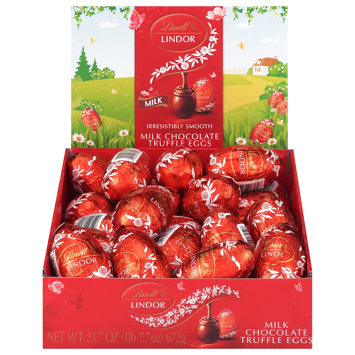 slide 1 of 10, Lindt Lindor Milk Chocolate Egg, 1 ct