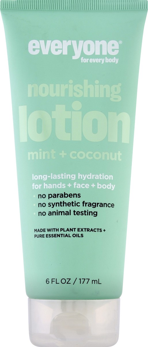 slide 4 of 11, Everyone Nourishing Mint + Coconut Lotion 6 oz, 6 oz