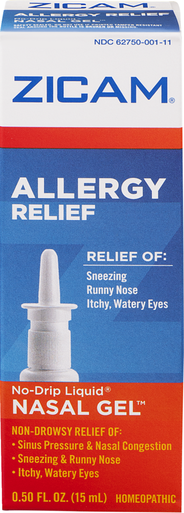 slide 1 of 1, Zicam Seasonal Allergy Relief Non-Drowsy Nasal Gel, 15 ml
