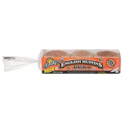 Food For Life English Muffins Flourless Sprouted Whole Grains 6 Count - 16 Oz