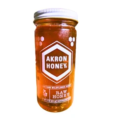 Akron Honey Raw Wildflower 11 oz