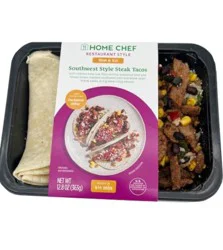 Home Chef Restraurant Style Southwest Steak Tacos