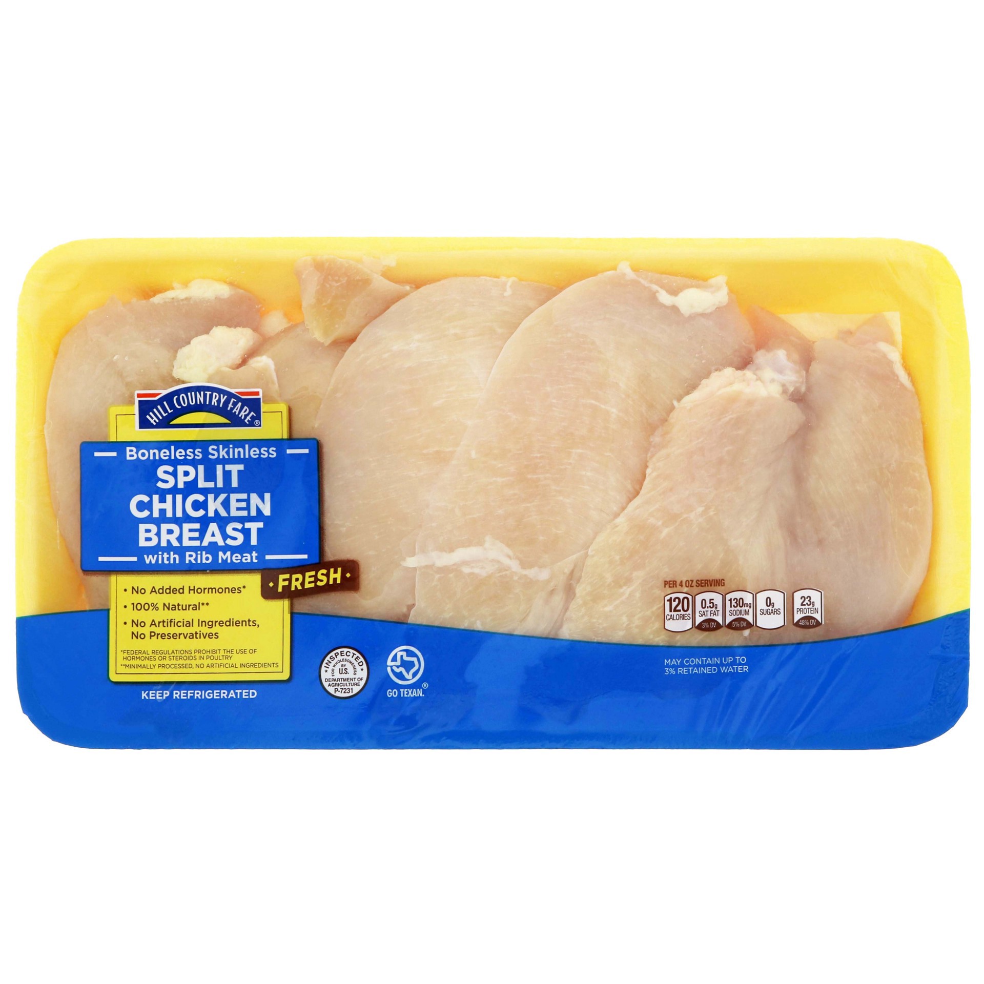 slide 1 of 1, Slow Cooker Gourmet Split Boneless Skinless Chicken Breasts, per lb