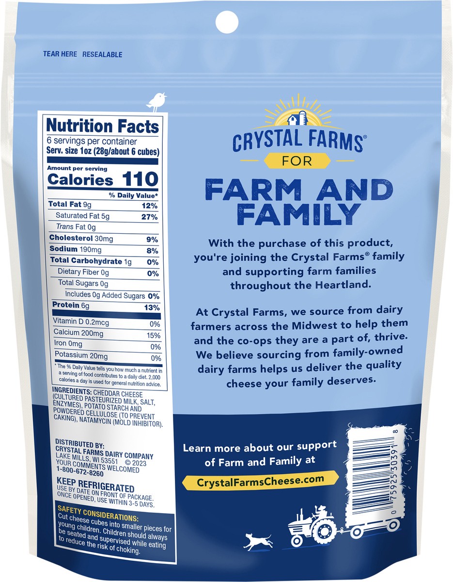 slide 4 of 8, Crystal Farms Cheese, 6 oz
