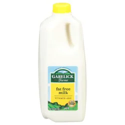 Garelick Farms Fat Free Milk Half Gallon