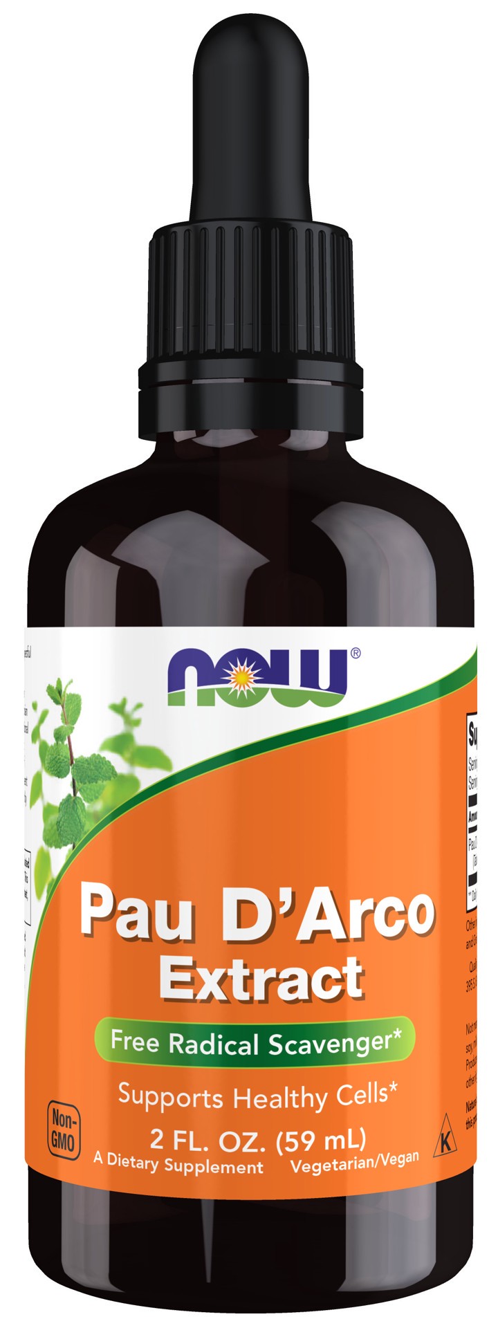 slide 1 of 4, NOW Pau D'Arco Extract - 2 fl. oz., 2 oz