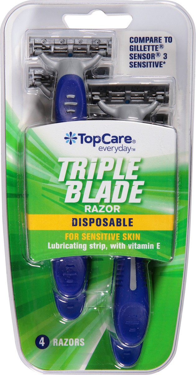 slide 5 of 12, Topcare Razor Matrix Disposable, 4 ct