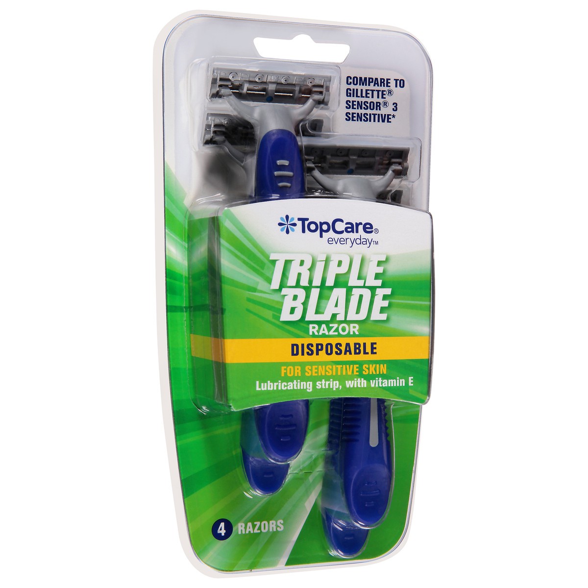 slide 6 of 12, Topcare Razor Matrix Disposable, 4 ct