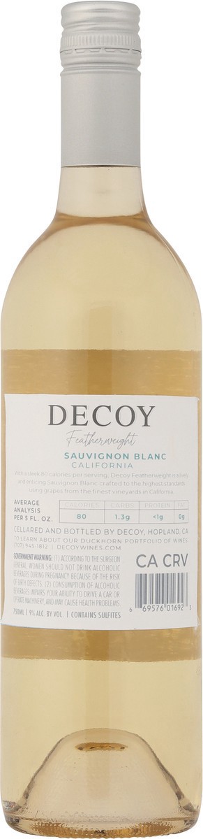 slide 8 of 12, Decoy Featherweight California Sauvignon Blanc, 750 ml