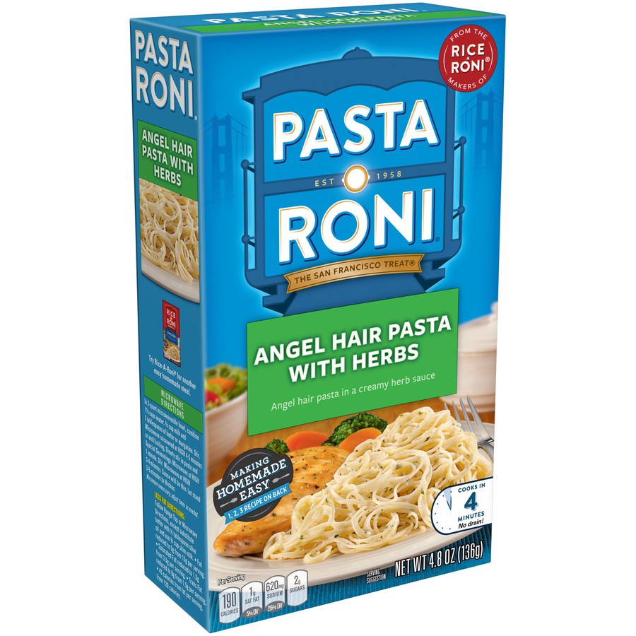 slide 2 of 4, Pasta Roni Angel Hair Pasta With Herbs, 4.8 oz