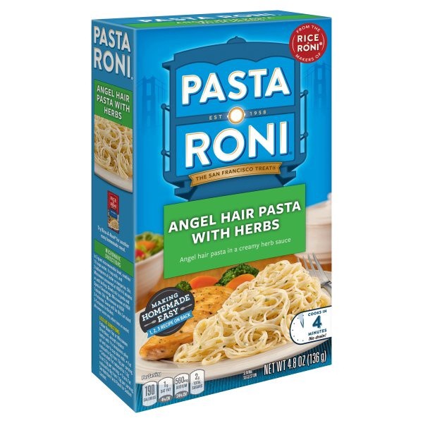 slide 1 of 4, Pasta Roni Angel Hair Pasta With Herbs, 4.8 oz