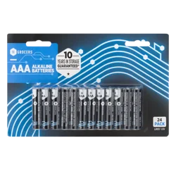 SE Grocers AAA Alkaline Batteries 24 Count