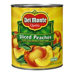 Del Monte Yellow Cling Sliced Peaches in Heavy Syrup, 29 oz Can