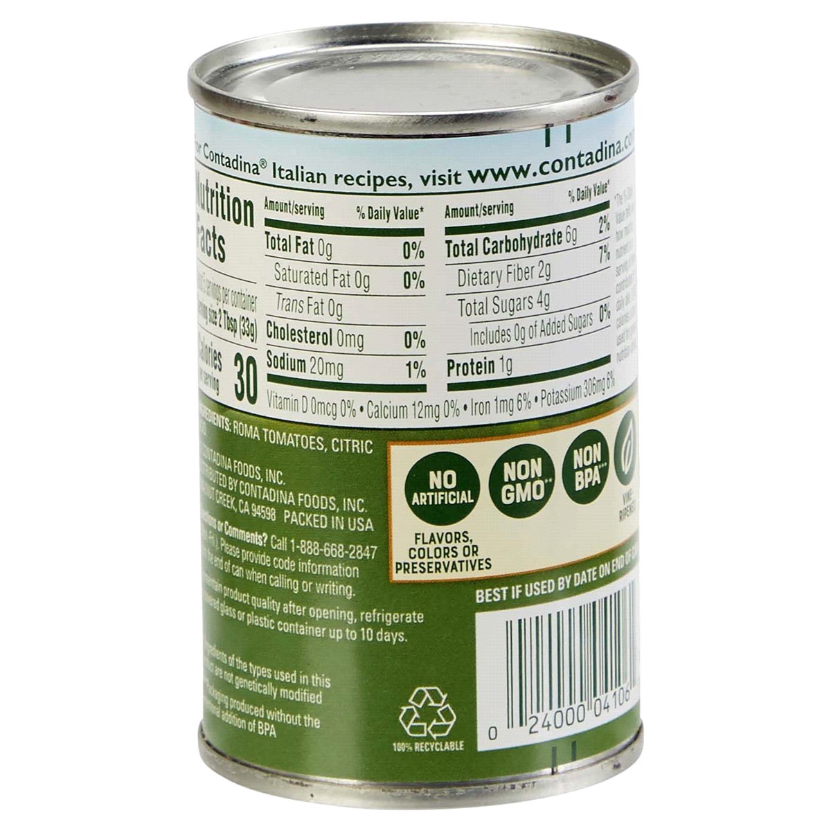 slide 2 of 2, Contadina Tomato Paste, 6 oz Can, 6 oz