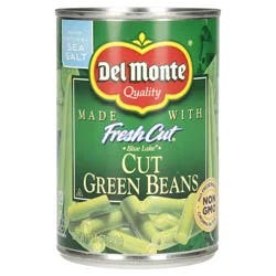 Del Monte Blue Lake Cut Green Beans 14.5 oz Can