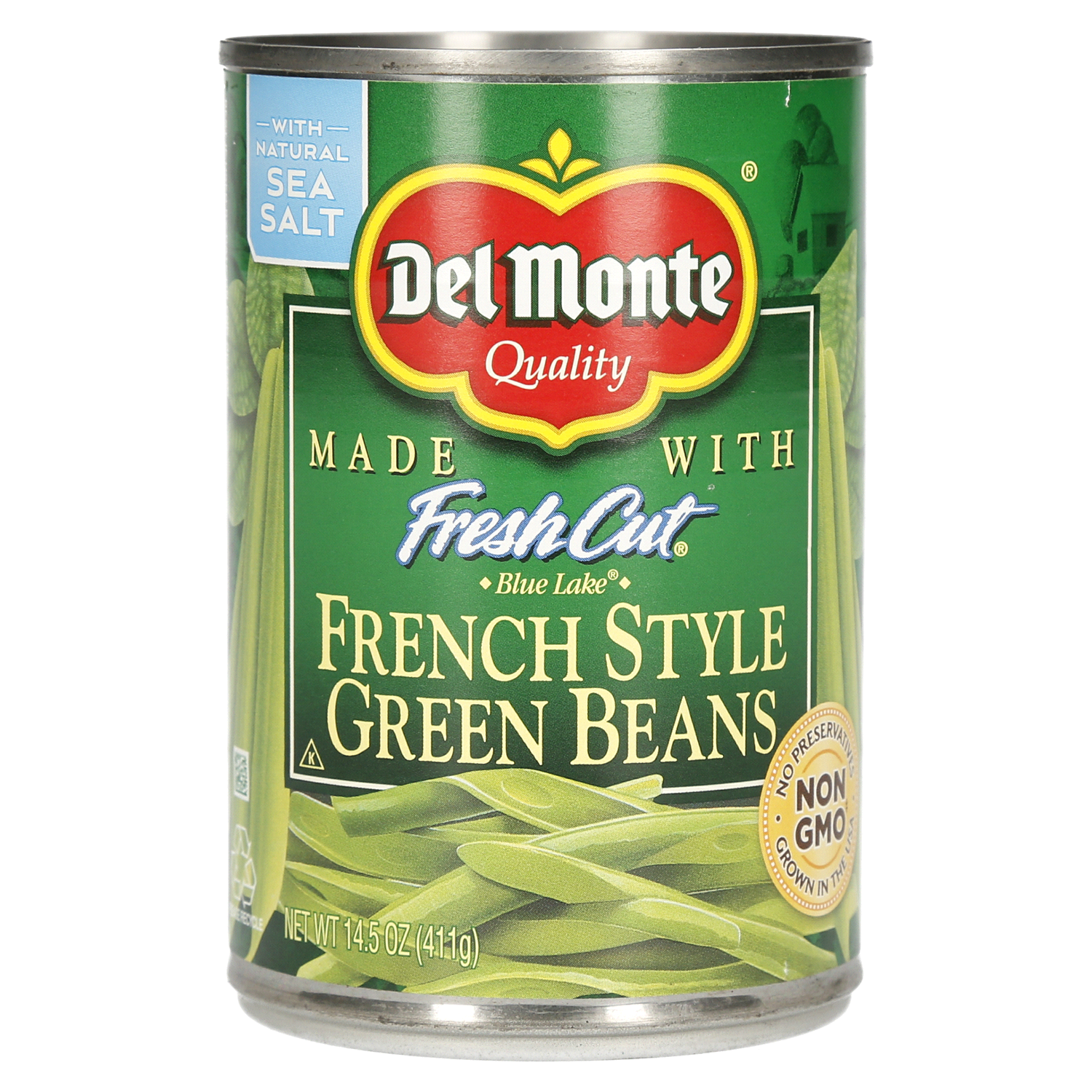 slide 1 of 2, Del Monte Blue Lake French Style Green Beans 14.5 oz Can, 14.5 oz