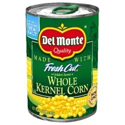 Del Monte Fresh Cut Golden Sweet Whole Kernel Corn, 15.25 oz Can