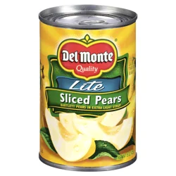 Del Monte Lite Sliced Pears in Extra Light Syrup