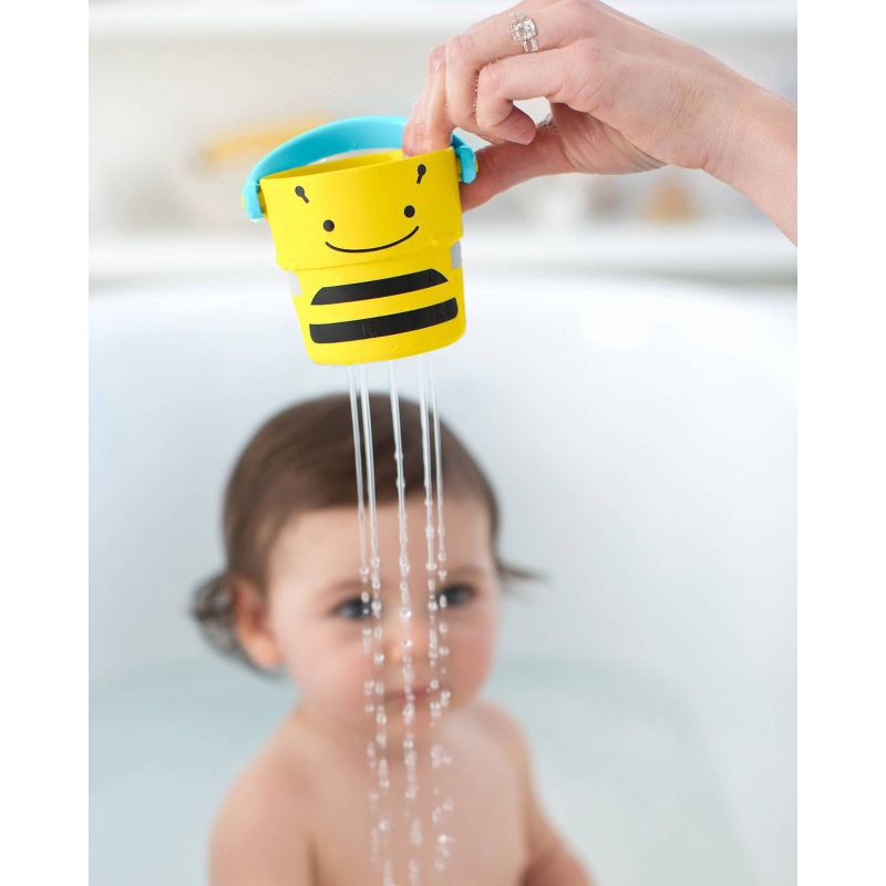 slide 2 of 6, Skip Hop Stack Pour Buckets Bath Toy - 5pc, 5 ct