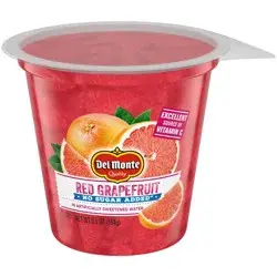 Del Monte Red Grapefruit Fruit Cup Snacks, No Sugar Added