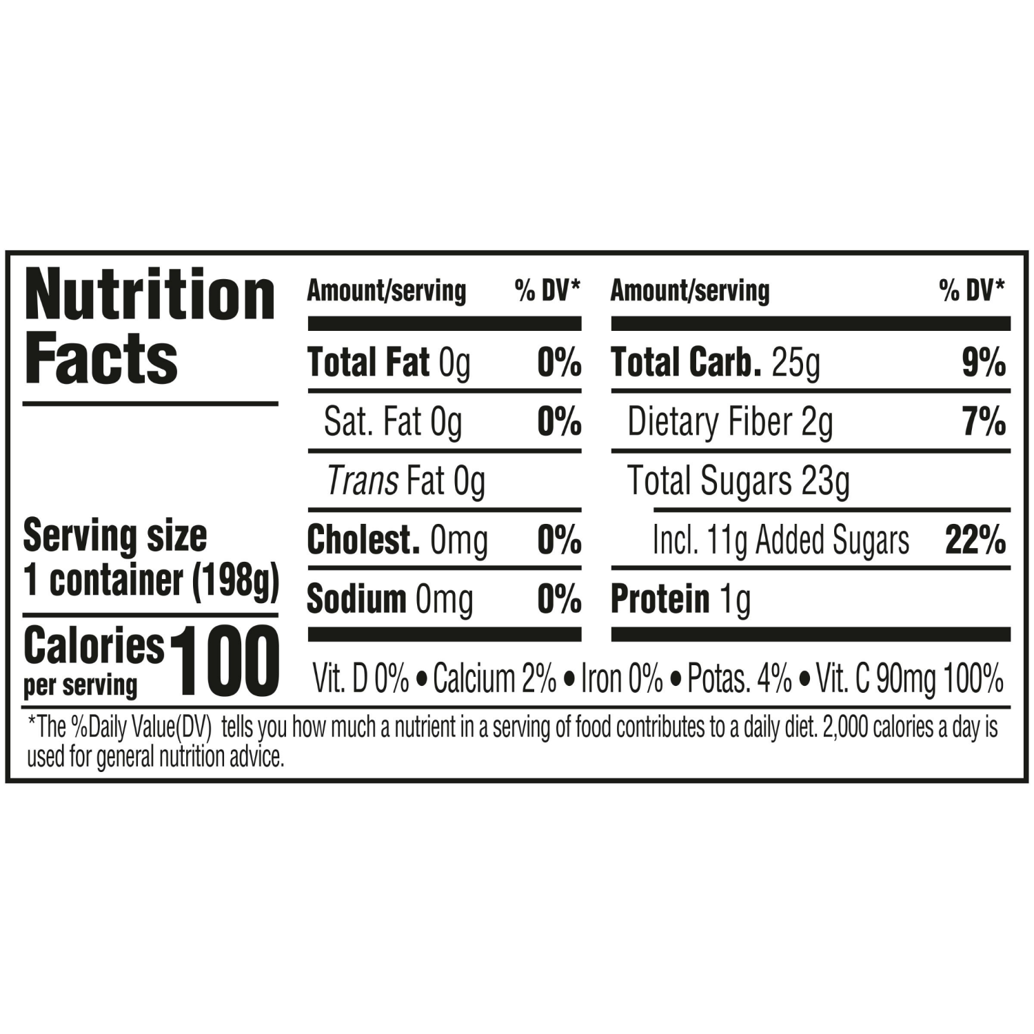 slide 2 of 2, Del Monte Mango Chunks in Extra Light Syrup, 7 oz Cup, 7 oz
