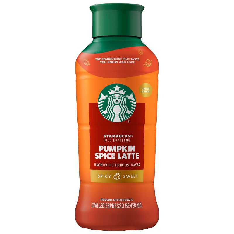 slide 1 of 6, Starbucks Discoveries Starbucks Iced Pumpkin Spice Latte Espresso Beverage - 40 fl oz, 40 fl oz